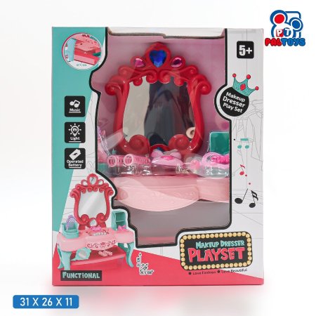 طاولة مكياج للأطفال مع مرآة (Princess Vanity)